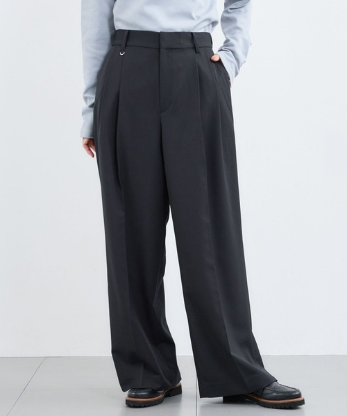 ワイドパンツ パンツ 卒業式 BARNYARDSTORM / ソフトタッチDカン付きパンツ / ハンドウォッシャブル レディース