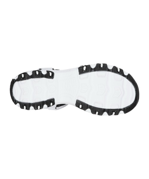「SKECHERS」 フラットサンダル 22cm ブラック レディース_画像5