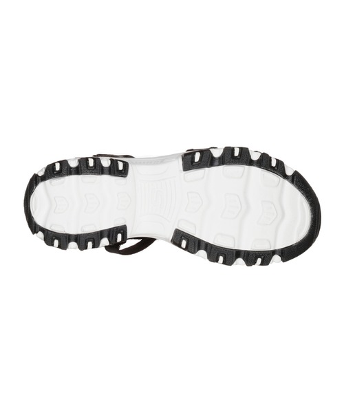 「SKECHERS」 フラットサンダル 22cm ブラック レディース_画像9
