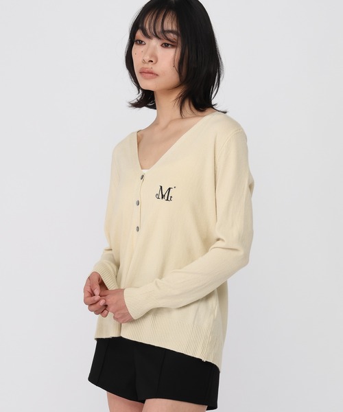 【日本未発売／ＷＥＢ限定】MUCENT(ムセント)/Vネックカーディガン MUCENT（ムセント） カーディガン MUCENT／REITZVネックカーディガン