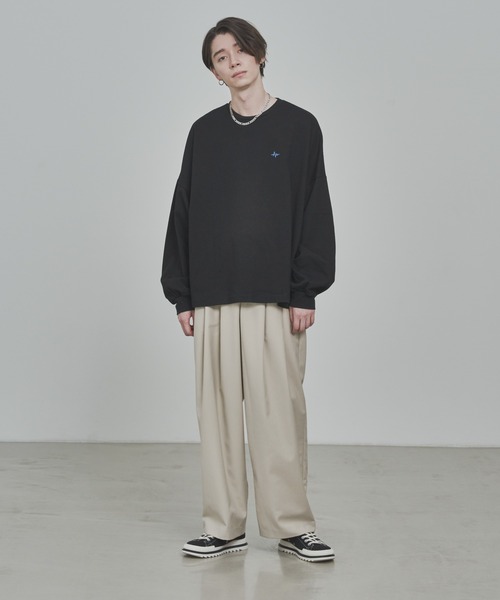 「ADAMASTE」 スラックス LARGE ホワイト メンズ_画像8