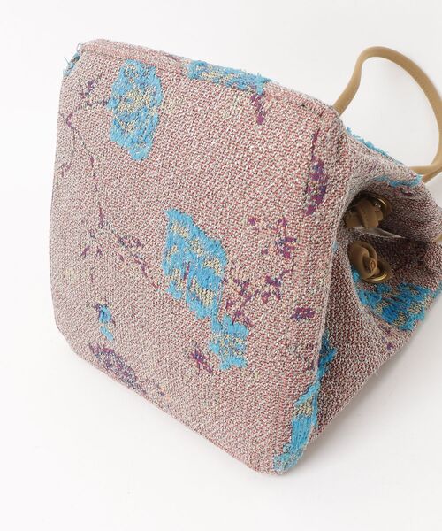 「SOULEIADO」 刺繍ハンドバッグ - ピンク レディース_画像3