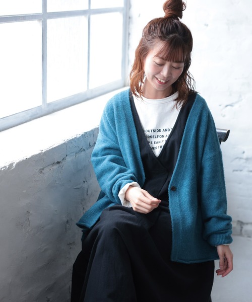 「soulberry」 カーディガン L グリーン レディース_画像8