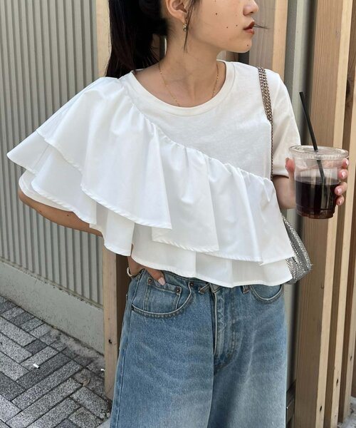 「CIAOPANIC TYPY」 半袖Tシャツ ONE SIZE ミント レディース_画像2