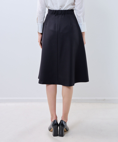 【NARA CAMICIE】新品タグ付き フレアスカート NARACAMICIE（ナラカミーチェ） スカート 「NARACAMICIE」パウダー