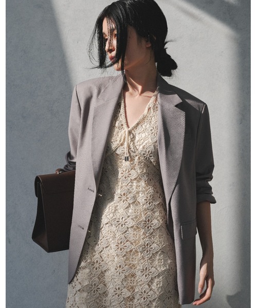 「FRAY I.D」 テーラードジャケット 0 ベージュ レディース_画像3