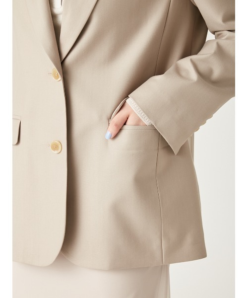 「FRAY I.D」 テーラードジャケット 0 ベージュ レディース_画像8
