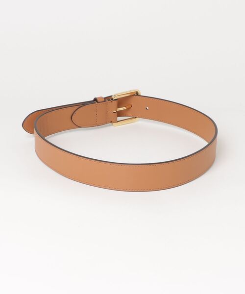 【新品超美品】Ralph Laurenレディース　ロゴ入りバックル　レザーベルト LAUREN RALPH LAUREN（ローレン ラルフローレン） ベルト ロゴ
