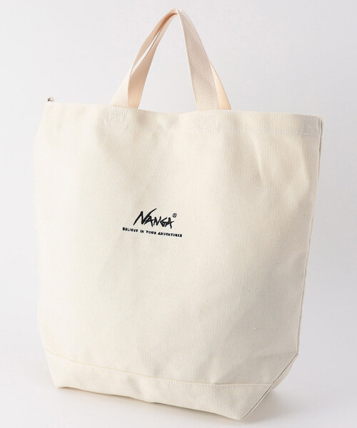 NANGA（ナンガ） トートバッグ NANGA LOGO 2WAY CANVAS TOTE BAG ロゴ