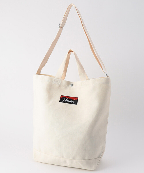 NANGA（ナンガ） トートバッグ NANGA LOGO 2WAY CANVAS TOTE BAG ロゴ