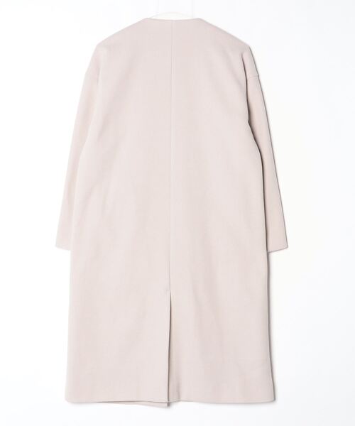 「B:MING by BEAMS」 ノーカラーコート MEDIUM ベージュ レディースの画像