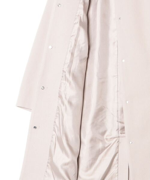 「B:MING by BEAMS」 ノーカラーコート MEDIUM ベージュ レディースの画像