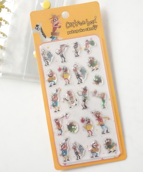 Jelly moo（ジェリームー） ステッカー 「 」 Cartoon box ぷくぷく