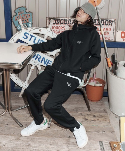 No Rain No Rainbow パンツ mp14817-cardboard knit pants with two