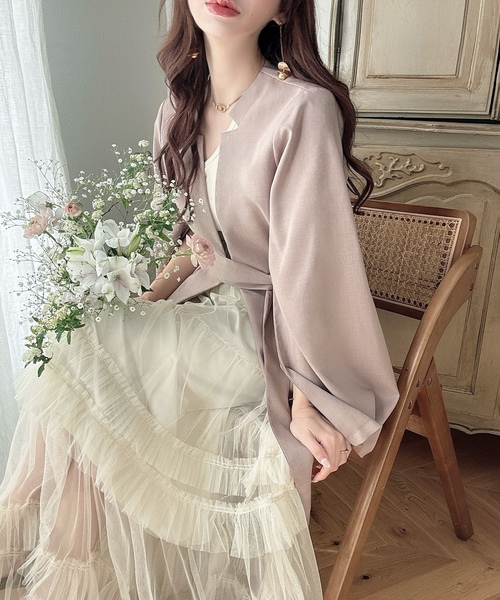 「Meiru」 スカート MEDIUM アイボリー レディース_画像8