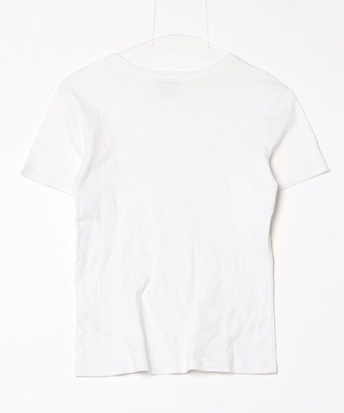 「PETIT BATEAU」 半袖Tシャツ S ホワイト レディース_画像2