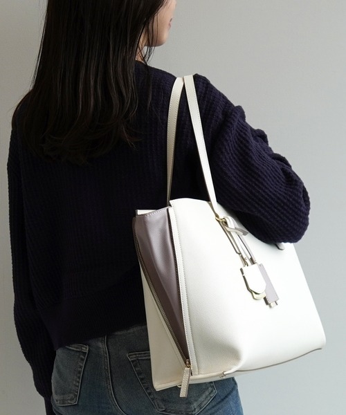 「Jewelna Rose」 トートバッグ FREE グレイッシュベージュ レディース_画像4