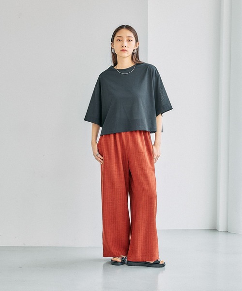 LEPSIM（レプシィム） tシャツ 半袖 「スグッカワ」ショートワイドT