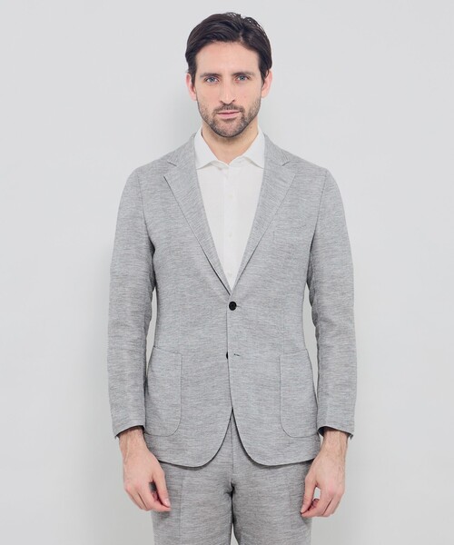 ジャケット テーラードジャケット 「LEON掲載」「BREASY JACKET」LENO CLOTH セットアップジャケット メンズの画像