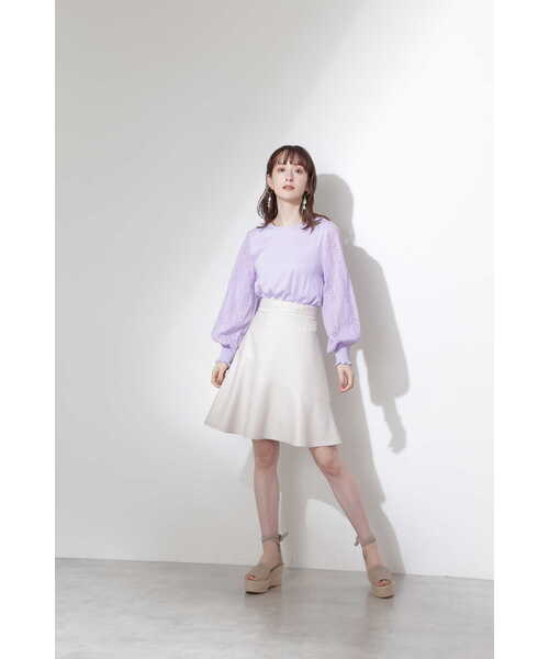 「JILL STUART」 長袖ブラウス FREE ホワイト レディースの画像