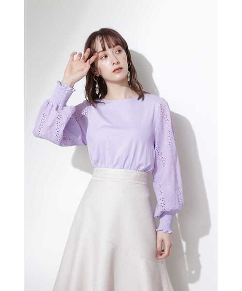 「JILL STUART」 長袖ブラウス FREE ホワイト レディースの画像