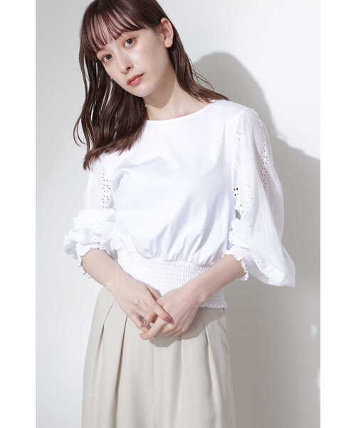 「JILL STUART」 長袖ブラウス FREE ホワイト レディースの画像