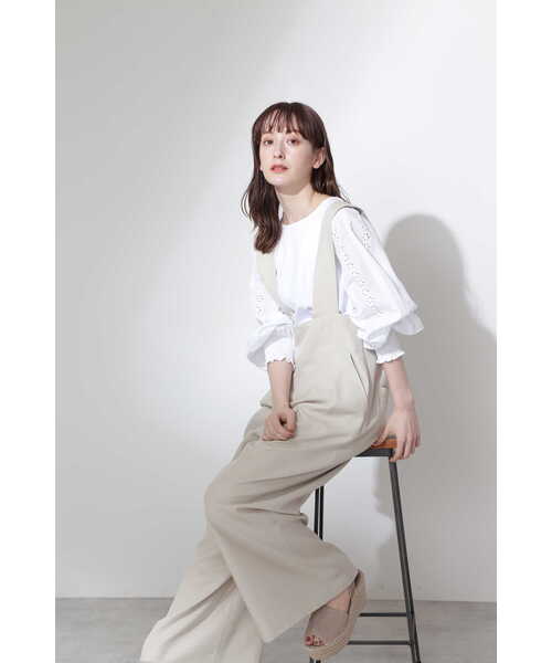 「JILL STUART」 長袖ブラウス FREE ホワイト レディースの画像