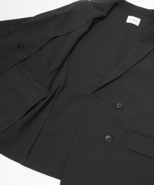 コート アウター ダブルブレストメッシュジャケット レディースの画像