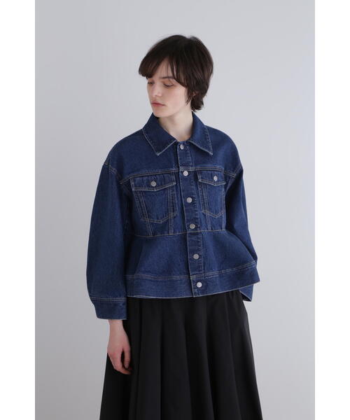 「LE PHIL」 デニムジャケット FREE ブルー レディース_画像4