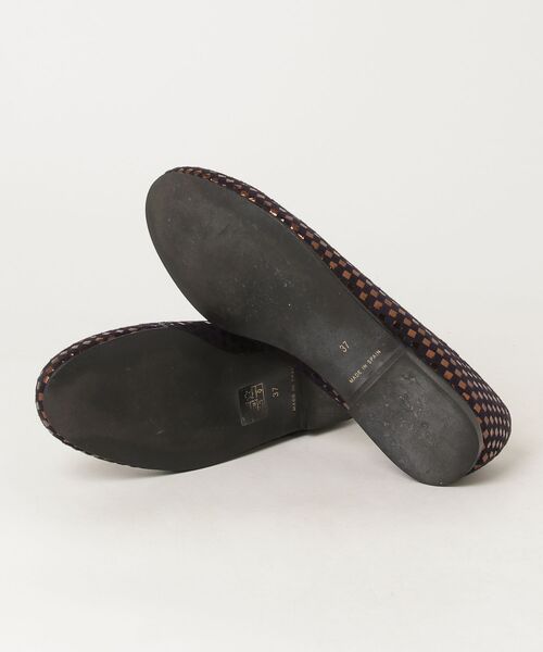 「LONDONSOLE」 フラットパンプス 37 ネイビー レディース_画像3