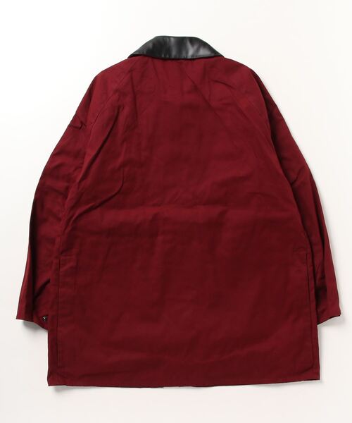 Barbour レディース38 Barbour（バブアー） レザージャケット 38 ワインレッド レディース