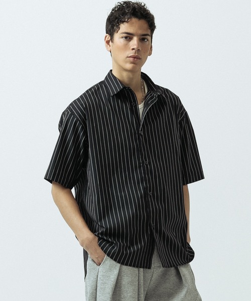 SLICK（スリック） シャツ 半袖 「SLICK/スリック」Pin Stripe Regular