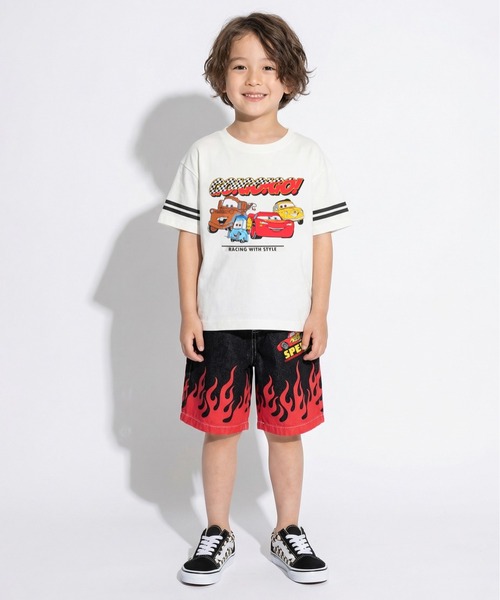 Disney（ディズニー） tシャツ カーズ キャラクター集合Tシャツ 1582K