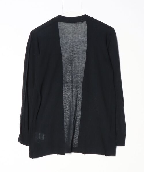 「PLAIN CLOTHING」 ニットカーディガン - ブラック レディース_画像2