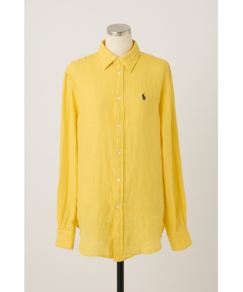 ブラウス シャツ 「POLO RALPH LAUREN」クラシック フィット リネン シャツ レディースの画像