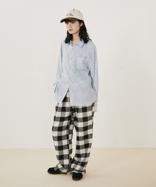 「MERLOT」 長袖シャツ FREE イエロー レディース_画像3