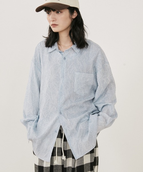「MERLOT」 長袖シャツ FREE イエロー レディース_画像6