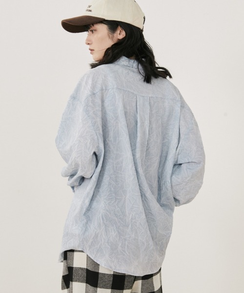 「MERLOT」 長袖シャツ FREE イエロー レディース_画像9