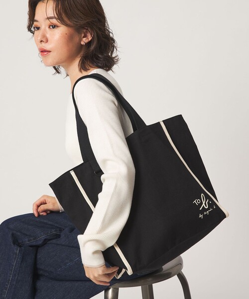To b. by agnes トートバッグ 「To b.コラボ」トートバッグ レディース