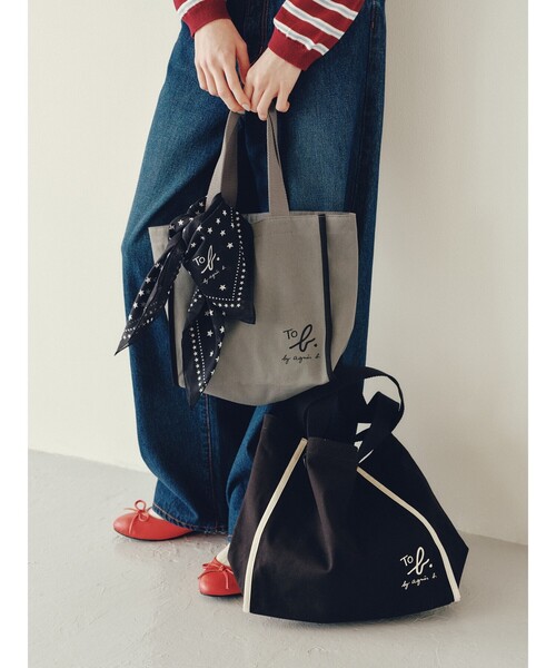 To b. by agnes トートバッグ 「To b.コラボ」トートバッグ レディース