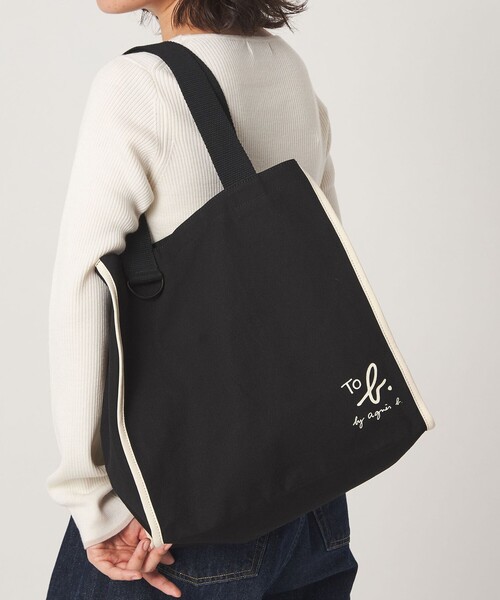 To b. by agnes トートバッグ 「To b.コラボ」トートバッグ レディース