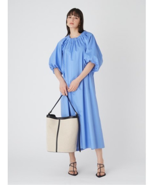 「Mila Owen」 7分袖ワンピース ONE SIZE ベージュ レディース_画像8