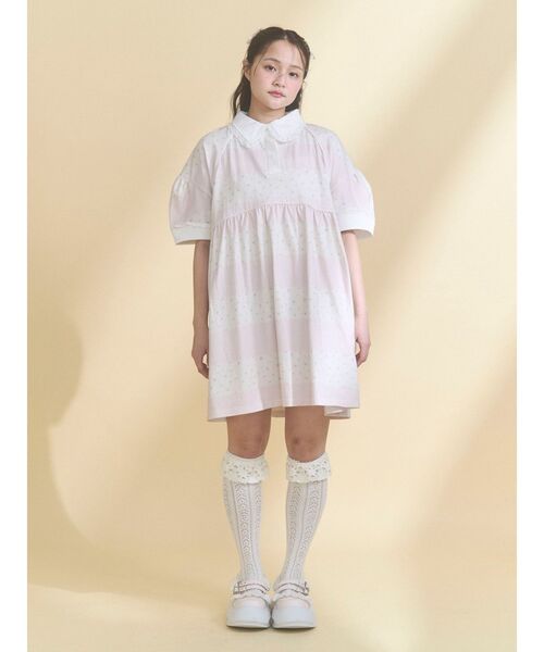 ハイソックス 靴下 靴下屋×merry jenny flower lace knit sock レディース | merry jenny | 10