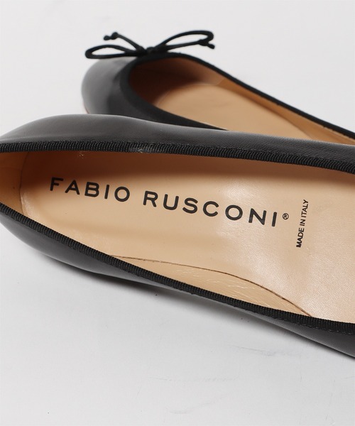 FABIO RUSCONI（ファビオルスコーニ） フラットパンプス 37 シルバー