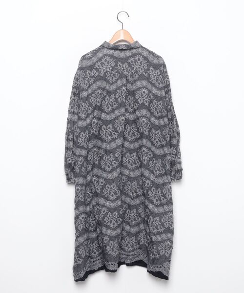「ZUCCa」 シャツワンピース M ブラック レディース_画像2