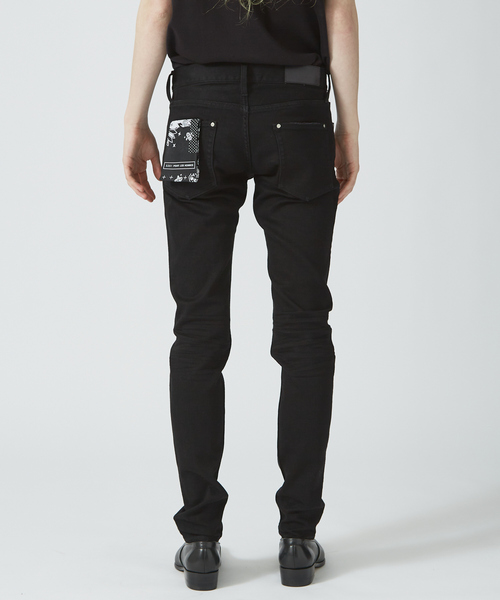 「5351 POUR LES HOMMES」 スキニーデニムパンツ 46 ブラック メンズ_画像5