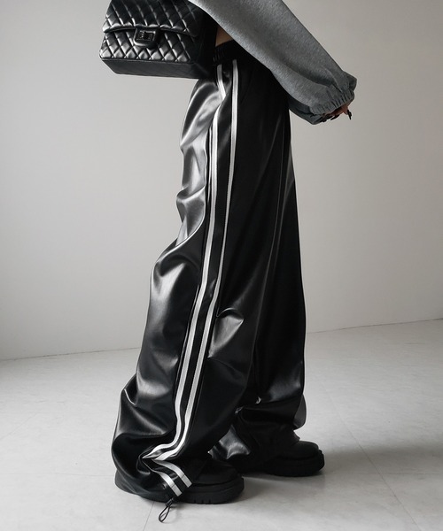 「me+em select」 カーゴパンツ X-LARGE ブラック レディース_画像9