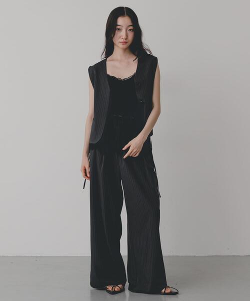 A&S パンツ SENSE OF PLACE by URBAN RESEARCH ワイドパンツ パンツ ピン