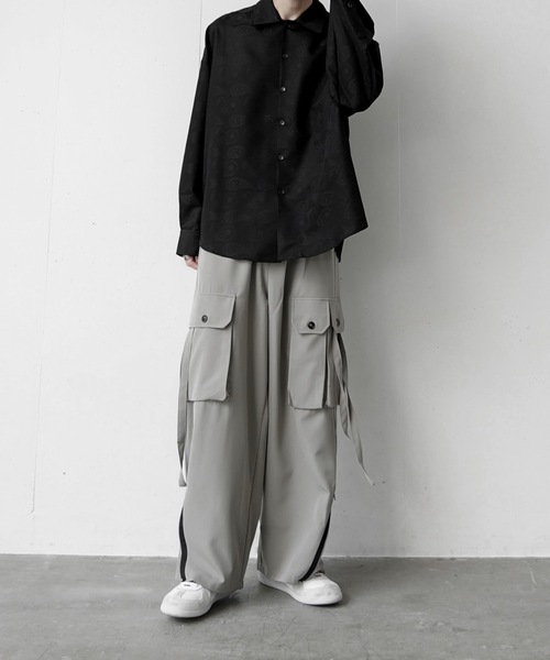 「Casper John」 カーゴパンツ X-LARGE ブラック メンズ_画像8