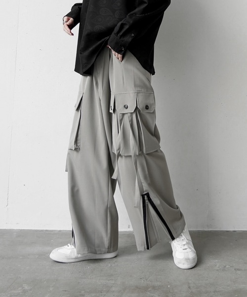 「Casper John」 カーゴパンツ X-LARGE ブラック メンズ_画像9
